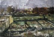 Lovis Corinth View from the Studio oil on canvas